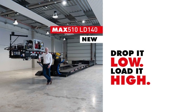 The MAX510 LD140 double drop trailer for the United States